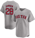 Boston Red Sox #28 Danny Jansen Gray Puhics 2024 Away Limited Stitched Jersey