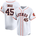 Houston Astros #45 Tatsuya Imai White Puhics 2026 Home Limited Stitched Jersey