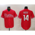 Philadelphia Phillies #14 Pete Rose Red Puhics Cool Base Stitched Jersey