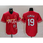 St. Louis Cardinals #19 Tommy Edman Red Puhics 2024 City Connect Stitched Jersey