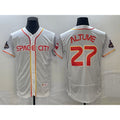 Houston Astros #27 Jose Altuve Number White Puhics 2023 City Connect Flex Base Stitched Jersey 3
