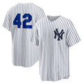 New York Yankees #42 Jackie Robinson White Puhics Home 2025 Day Replica Jersey