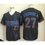 Toronto Blue Jays #27 Vladimir Guerrero Jr. Navy Puhics 2024 City Connect Limited Stitched Jersey