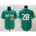 Boston Red Sox #28 Kristian Campbell Green Puhics 2025 City Connect Limited Stitched Jersey