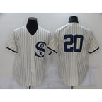 Chicago White Sox #20 Danny Mendick 2021 Cream Puhics Field of Dreams Cool Base Stitched Jersey