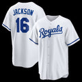 Kansas City Royals #16 Bo Jackson White Puhics Home Retired Player Replica Jersey