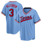 Minnesota Twins #3 Harmon Killebrew Light Blue Puhics Road Cooperstown Collection Player Jersey