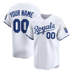 Custom Kansas City Royals Puhics White Home Limited Jersey