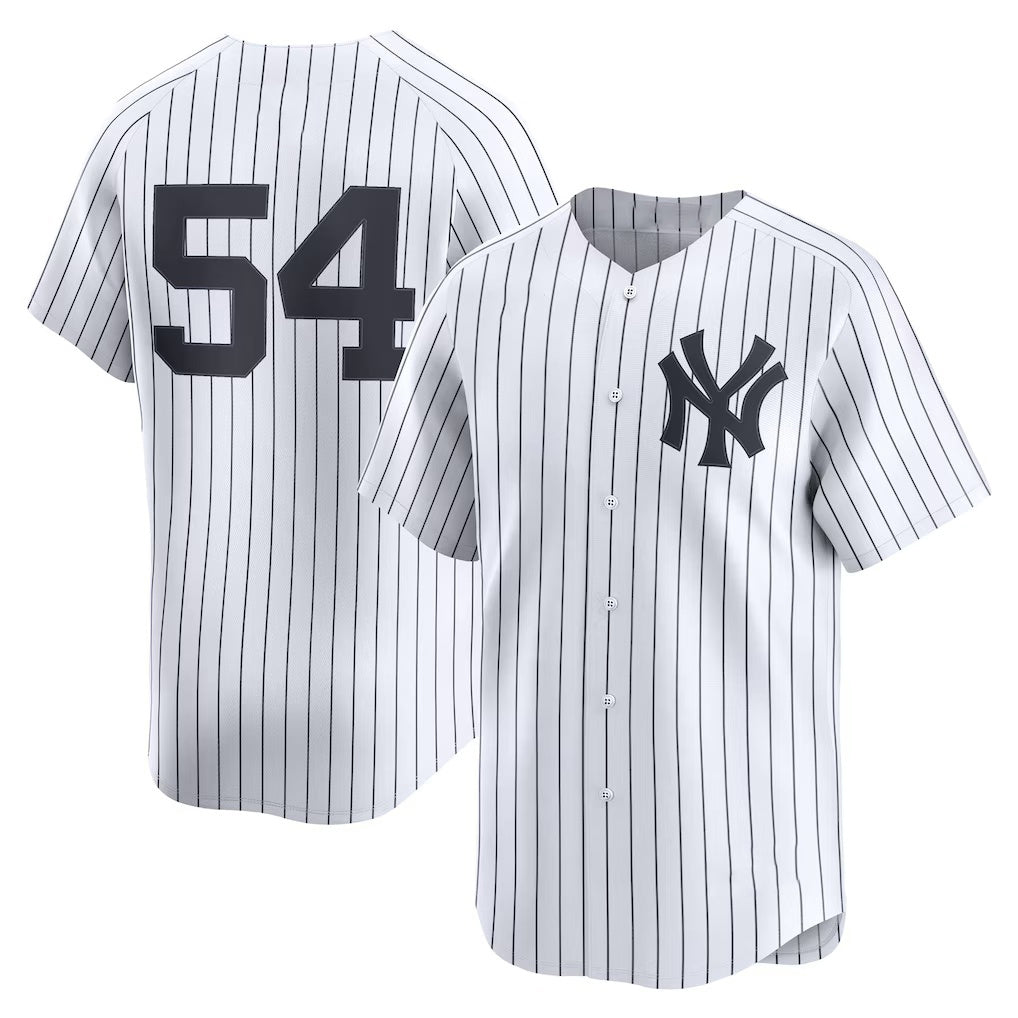 New York Yankees #54 Max Fried White Puhics Home Limited Player Jersey