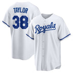 Kansas City Royals #38 Josh Taylor White Puhics Home Replica Player Jersey