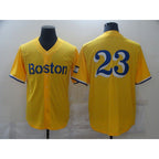 Boston Red Sox #23 No name Yellow Puhics Game 2021 Jerseys