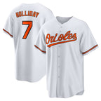Baltimore Orioles #7 Jackson Holliday White Puhics Home Replica Player Jersey