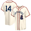 San Francisco Giants #14 Patrick Bailey Cream Puhics 2024 Rickwood Classic Stitched Jersey
