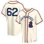 San Francisco Giants #62 Logan Webb Cream Puhics 2024 Rickwood Classic Stitched Jersey