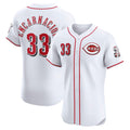 Cincinnati Reds #33 Christian Encarnacion-Strand White Puhics Home Elite Jersey
