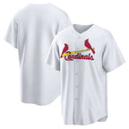 St. Louis Cardinals White Puhics Home Replica Team Jersey