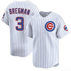 Chicago Cubs #3 Alex Bregman White Puhics 2026 Home Limited Stitched Jersey