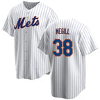 New York Mets #38 Tylor Megill White Puhics Cool Base Stitched Jersey