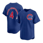 Chicago Cubs #4 Pete Crow-Armstrong Royal Puhics Limited Stitched Jersey