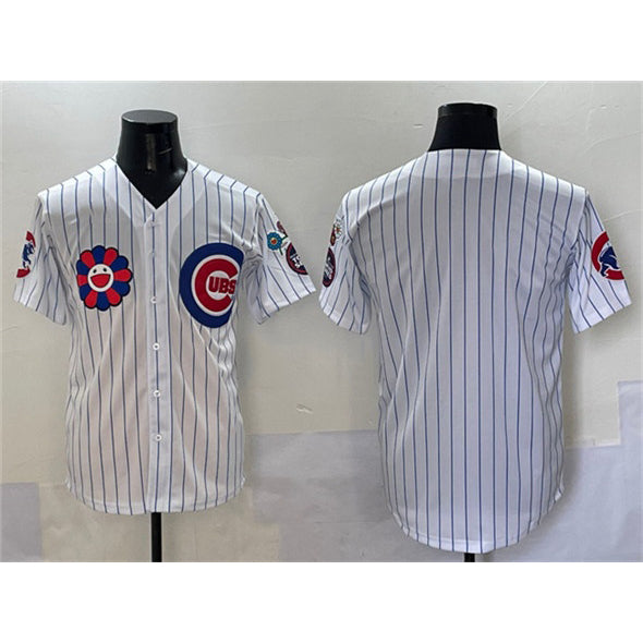Chicago Cubs Blank White Puhics 2025 Tokyo Series Limited Stitched Jersey