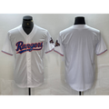 Texas Rangers Bank White Puhics 2023 World Series Champions Cool Base Jersey