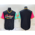 San Diego Padres Blank Black Puhics 2022 City Connect Cool Base Stitched Jersey