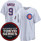 Chicago Cubs #9 Miguel Amaya White Puhics 2025 World Tour Tokyo Series Home Stitched Jersey