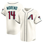 Arizona Diamondbacks #14 Gabriel Moreno Cream Puhics Home Limited Player Jersey