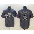 New York Mets #6 Starling Marte Gray Puhics 2024 City Connect Cool Base Stitched Jersey 2