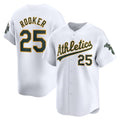 Oakland Athletics #25 Brent Rooker White Puhics Home Limited Player Jersey