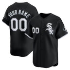 Custom Chicago White Sox Black Puhics Alternate Limited Jersey