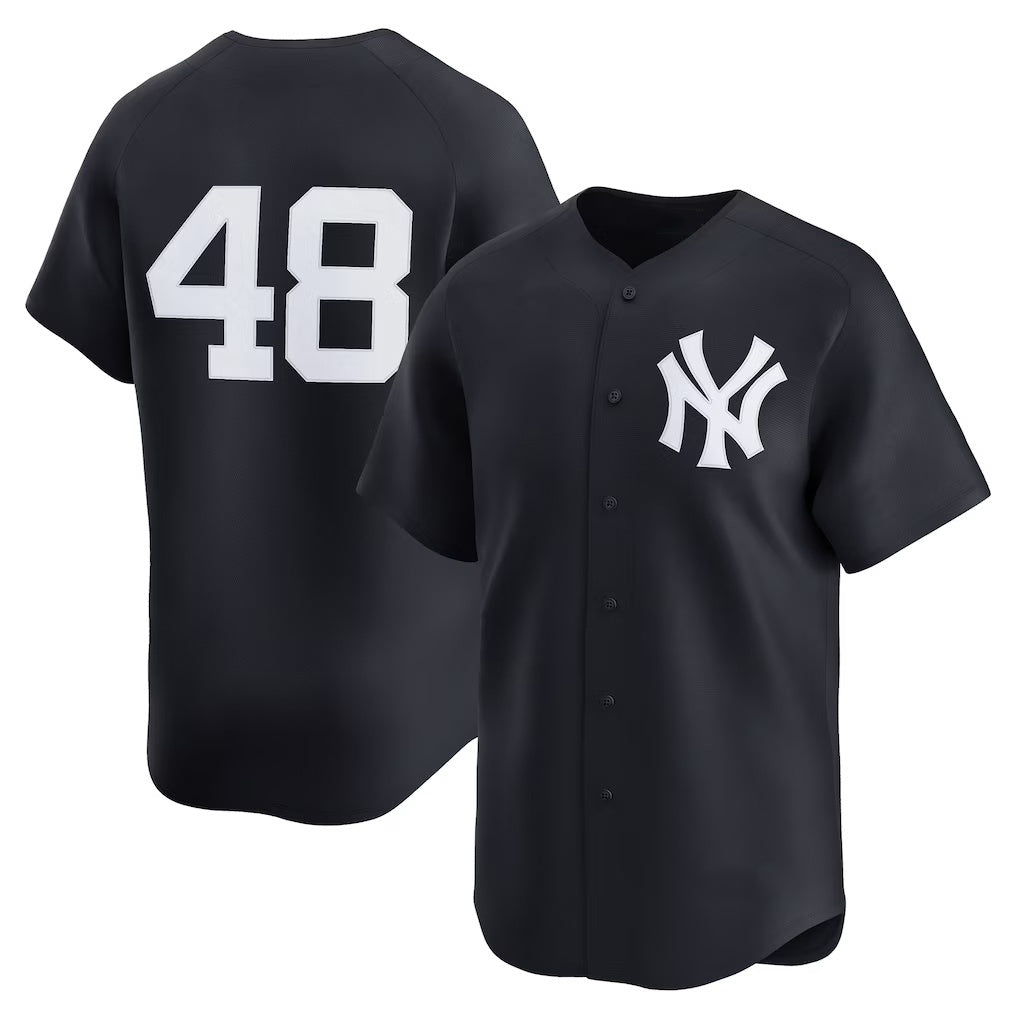 New York Yankees #48 Paul Goldschmidt Navy Puhics Alternate 2 Limited Jersey