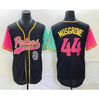 San Diego Padres #44 Joe Musgrove Black Puhics NEW 2023 City Connect Cool Base Stitched Jersey 2