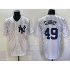 New York Yankees #49 Ron Guidry White Puhics Cool Base Stitched Jersey