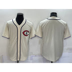 Chicago Cubs Blank Cream Puhics Turn Back the Clock Stitched Cooperstown Collection Jersey