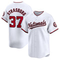Washington Nationals #37 Stephen Strasburg White Puhics Home Limited Player Jersey