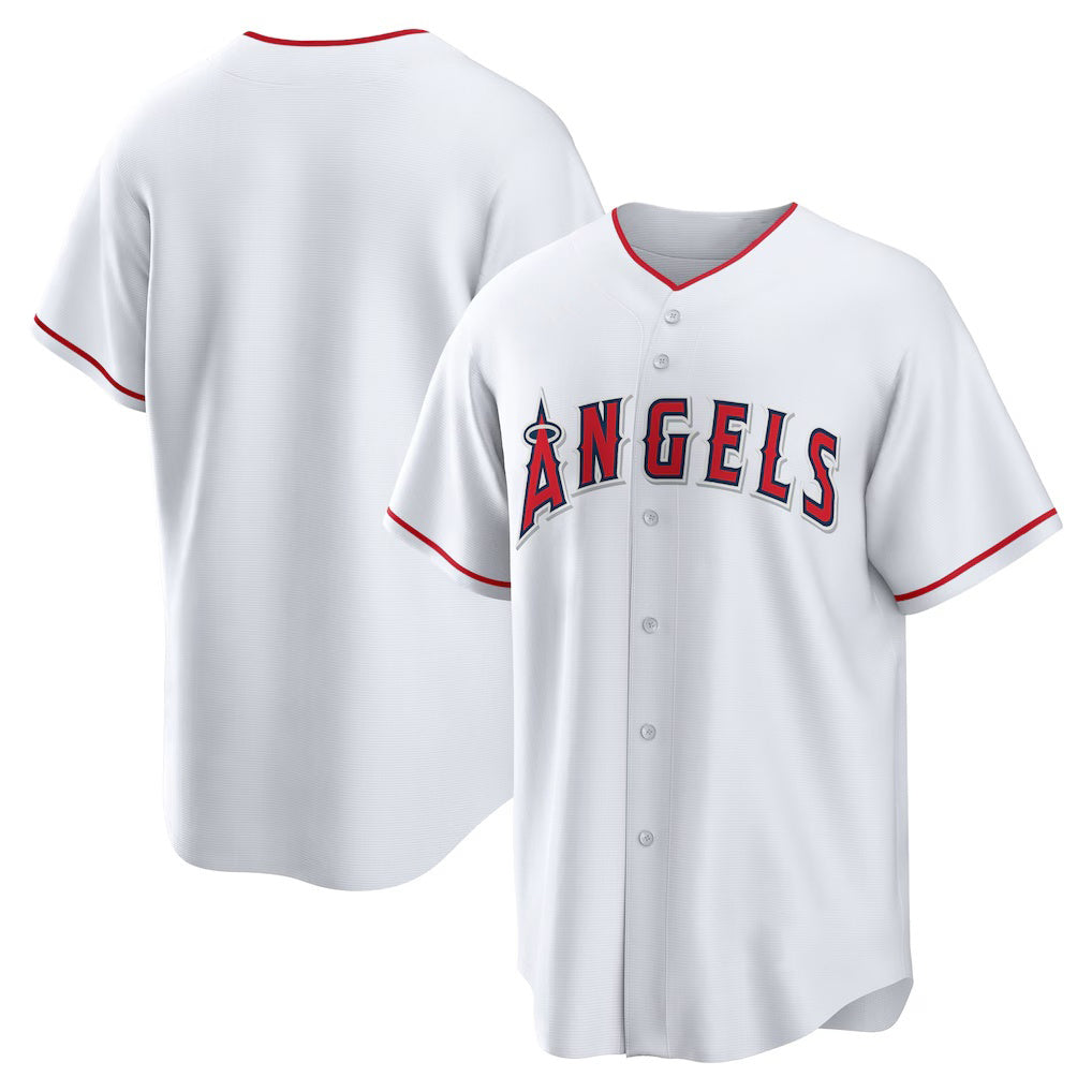 Los Angeles Angels White Puhics Home Replica Team Jersey