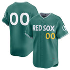 Custom Boston Red Sox ACTIVE PLAYER Green Puhics 2025 City Connect Limited Stitched Jersey