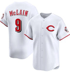 Cincinnati Reds #9 Matt McLain White Puhics 2025 Home Limited Stitched Jersey