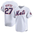 New York Mets #27 Mark Vientos White Puhics 2024 Home Limited Stitched Jersey