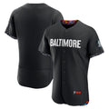 Baltimore Orioles Black Puhics City Connect Authentic Jersey