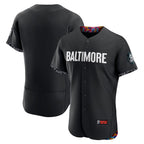 Baltimore Orioles Black Puhics City Connect Authentic Jersey