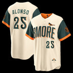 Baltimore Orioles #25 Pete Alonso Natural Puhics 2026 City Connect Stadium Jersey