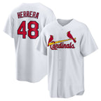 St. Louis Cardinals #48 Iv¨¢n Herrera White Puhics Home Replica Jersey