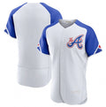 Atlanta Braves Blank White Puhics 2023 City Connect Flex Base Stitched Jersey 1