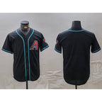 Arizona Diamondbacks Blank Black Puhics Cool Base Limited Stitched Jersey