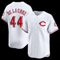 Cincinnati Reds #44 Elly De La Cruz White Puhics Alternate 2 Limited Player Jersey