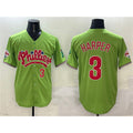 Philadelphia Phillies #3 Bryce Harper Light Green Puhics Phanatic Limited Stitched Jersey
