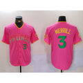 San Diego Padres #3 Jackson Merrill Pink Puhics Player Number Fashion Jersey 2