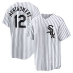 Chicago White Sox #12 Colson Montgomery White Puhics Home Replica Jersey